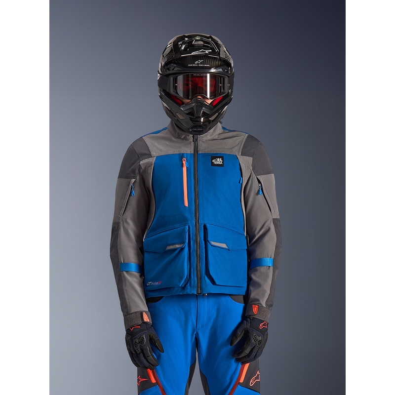 Alpinestars Maxdura Drystar XF motociklistička jakna plavo-tamnosiva