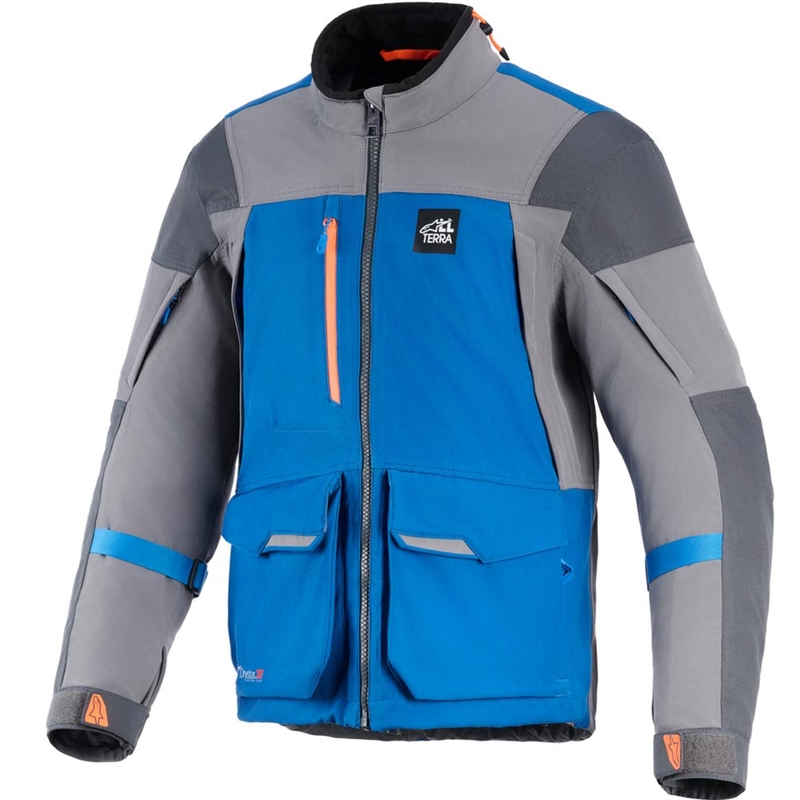Alpinestars Maxdura Drystar XF motociklistička jakna plavo-tamnosiva