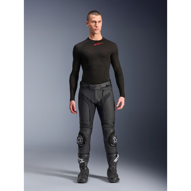 Alpinestars Missile 3 kožne motociklističke hlače crne boje