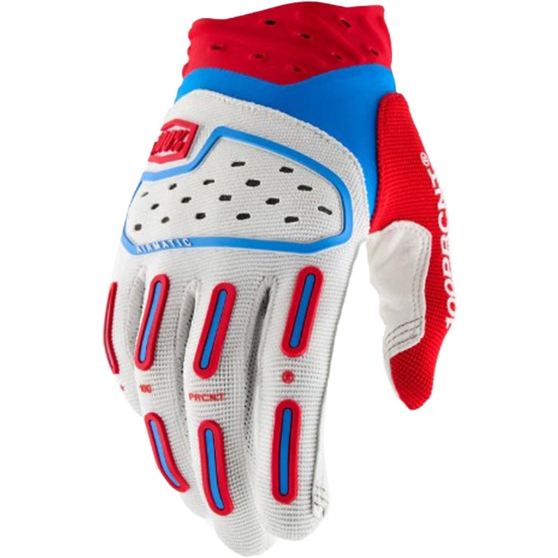 Motokros rukavice 100% Airmatic 2 crveno-bijelo-plave