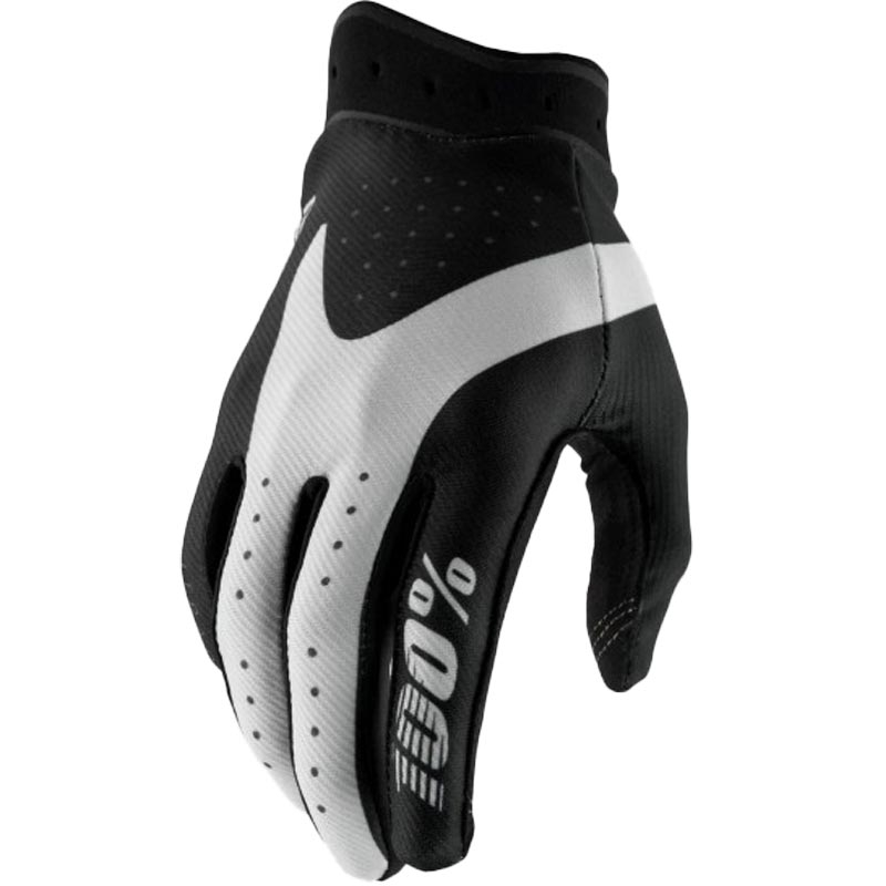 Motokros rukavice 100% iTrack crne