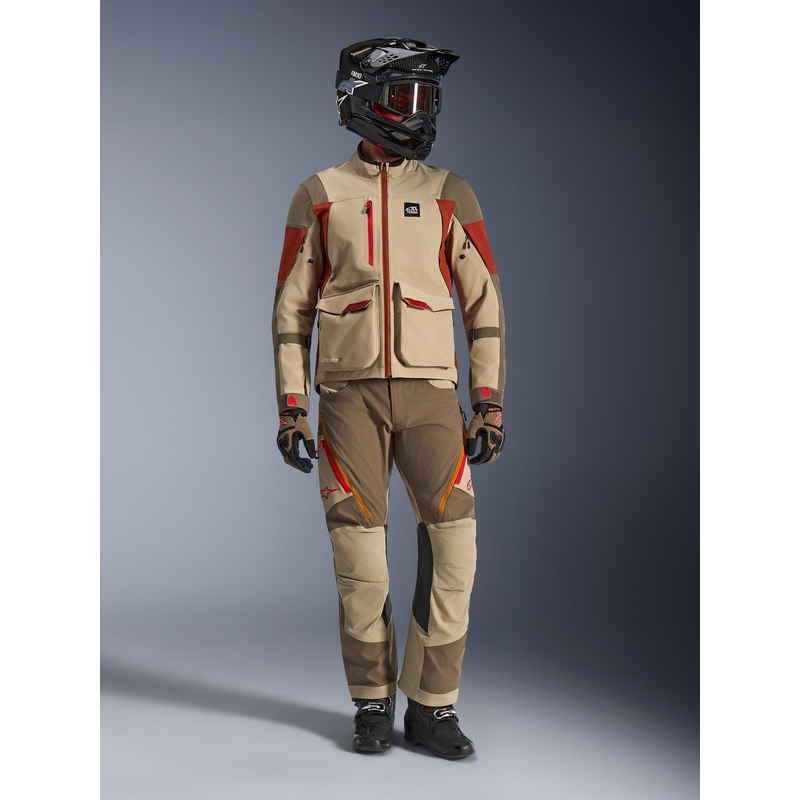 Alpinestars Maxdura Drystar XF motociklistička jakna smeđe-narančasta