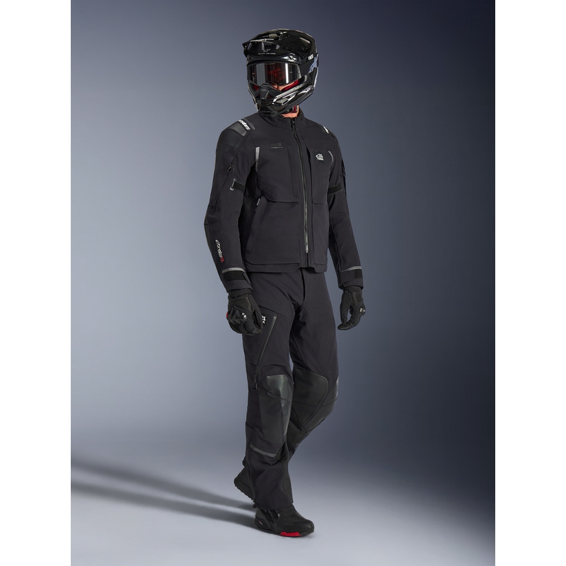 Alpinestars Andes PRO Drystar XF motociklistička jakna crno-tamno siva