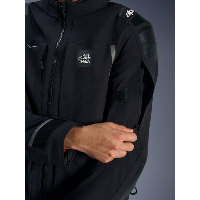 Alpinestars Andes PRO Drystar XF motociklistička jakna crno-tamno siva