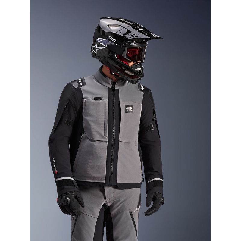 Alpinestars Andes PRO Drystar XF motociklistička jakna tamno sivo-crna