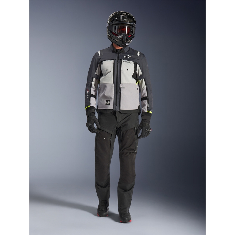 Alpinestars Cusco Drystar motociklistička jakna svijetlosiva-svijetloplava-tamnoplava