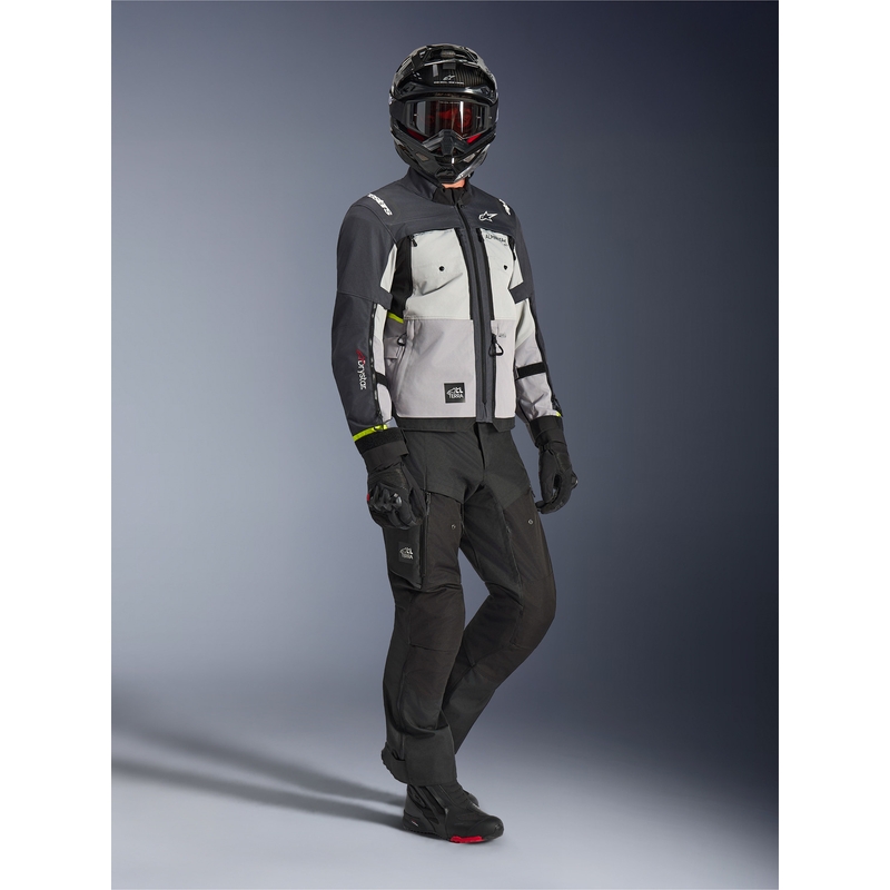 Alpinestars Cusco Drystar motociklistička jakna svijetlosiva-svijetloplava-tamnoplava