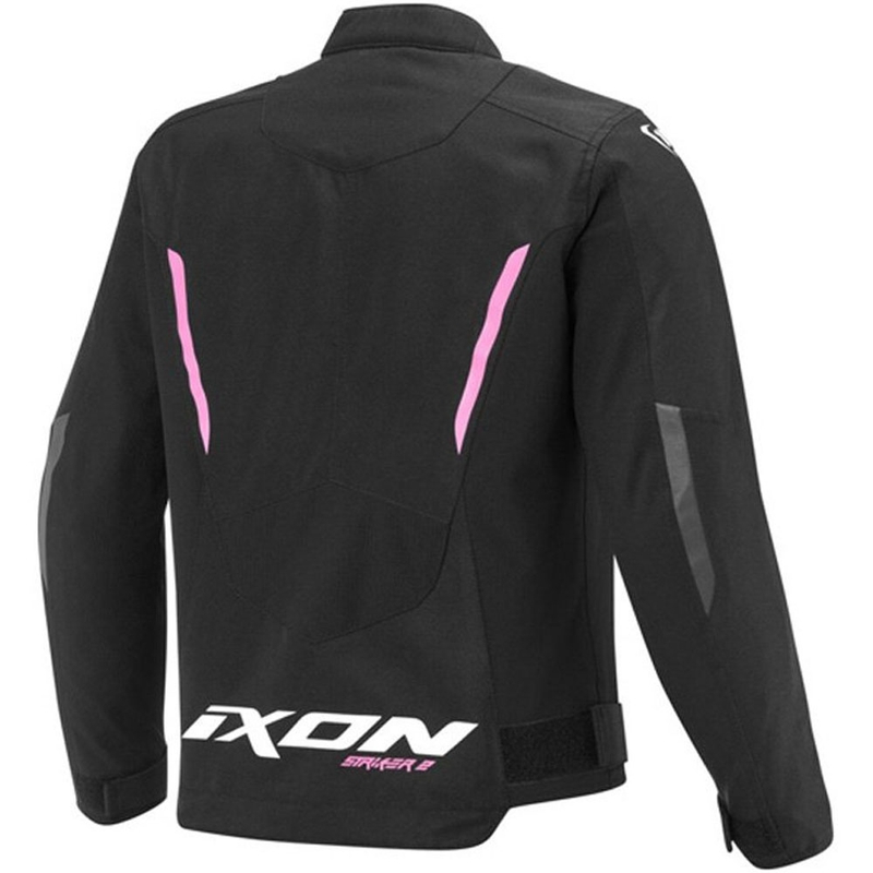 Dječja motociklistička jakna IXON Striker 2 crno-fluo roza