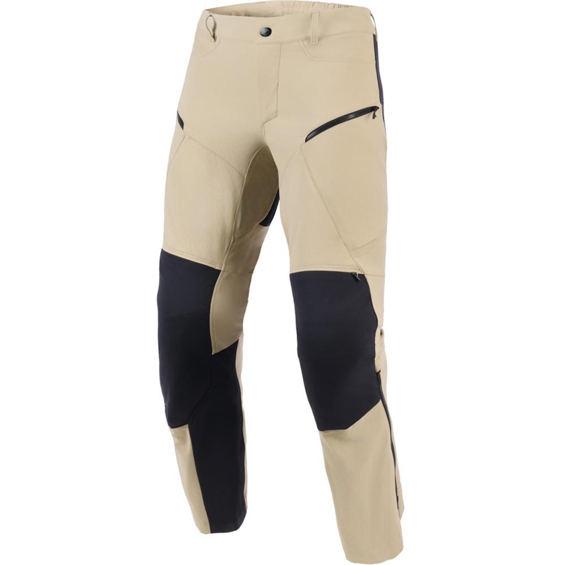 Alpinestars Explore AST motociklističke hlače svijetlosmeđe-crne