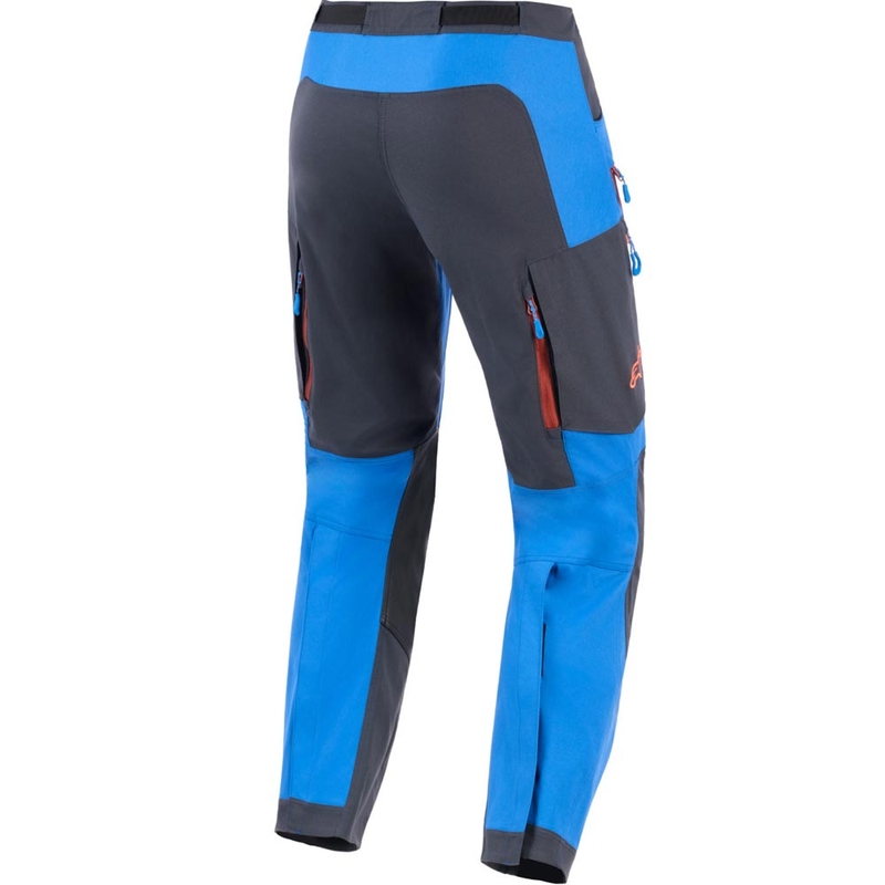 Alpinestars Maxdura Dual motociklističke hlače plavo-tamno sive-narančaste