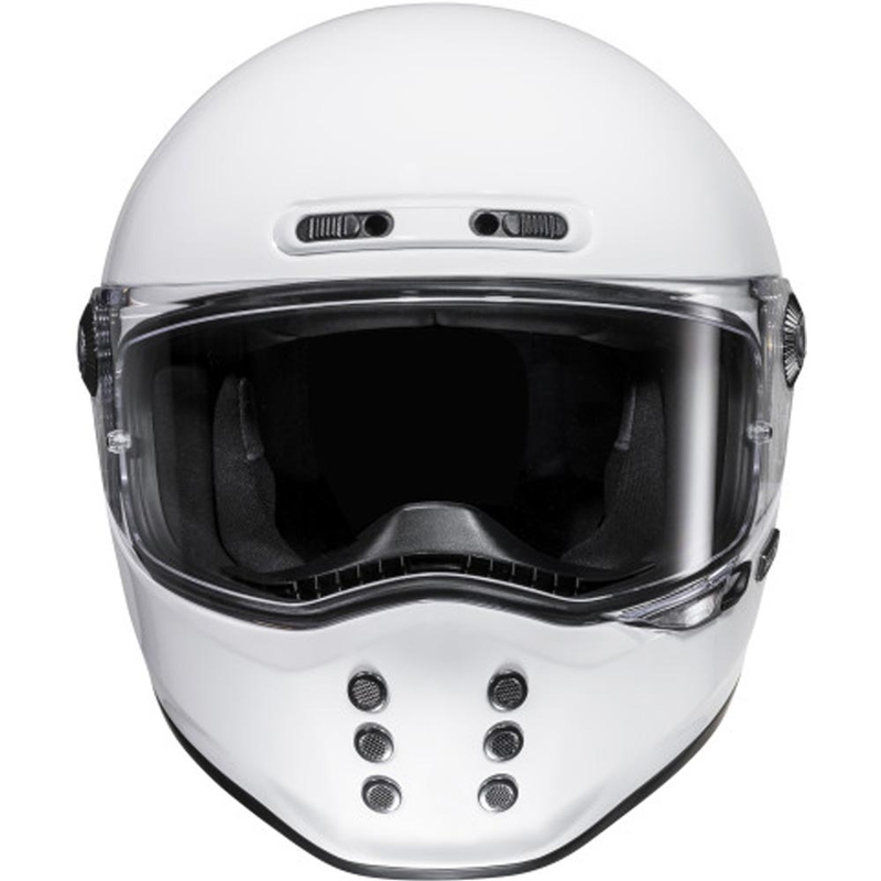 HJC V10 Solid integralna motociklistička kaciga u bijeloj boji