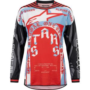 Alpinestars Techstar limited edition Beast Coast motocross dres sivo-crno-narančaste boje