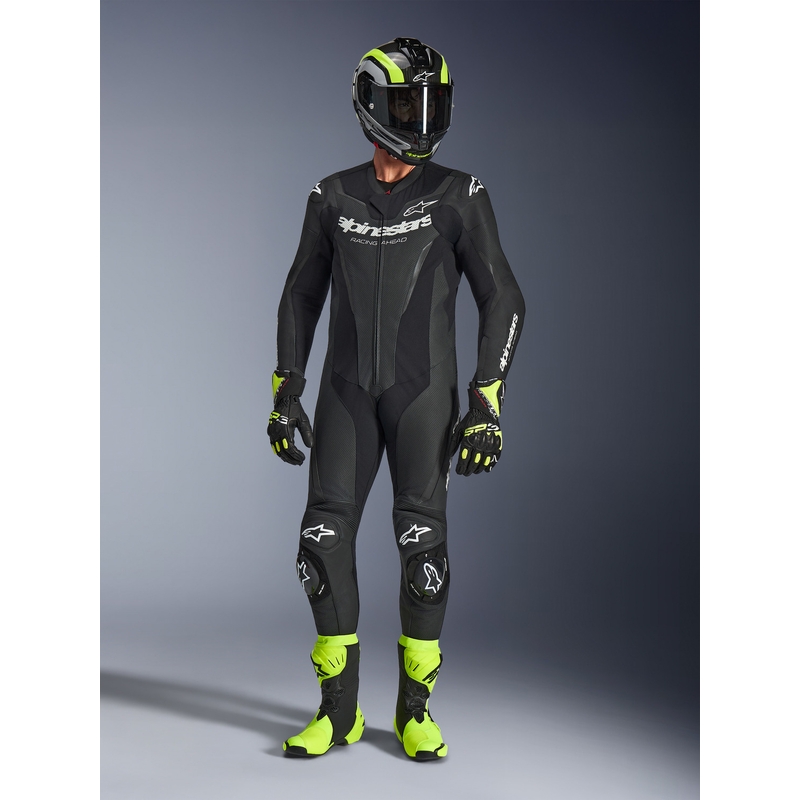Alpinestars GP FORCE V2 jednodijelno motociklističko odijelo crno-bijelo