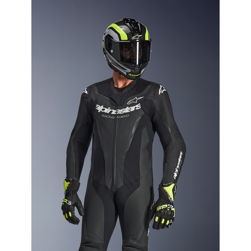 Alpinestars GP FORCE V2 jednodijelno motociklističko odijelo crno-bijelo