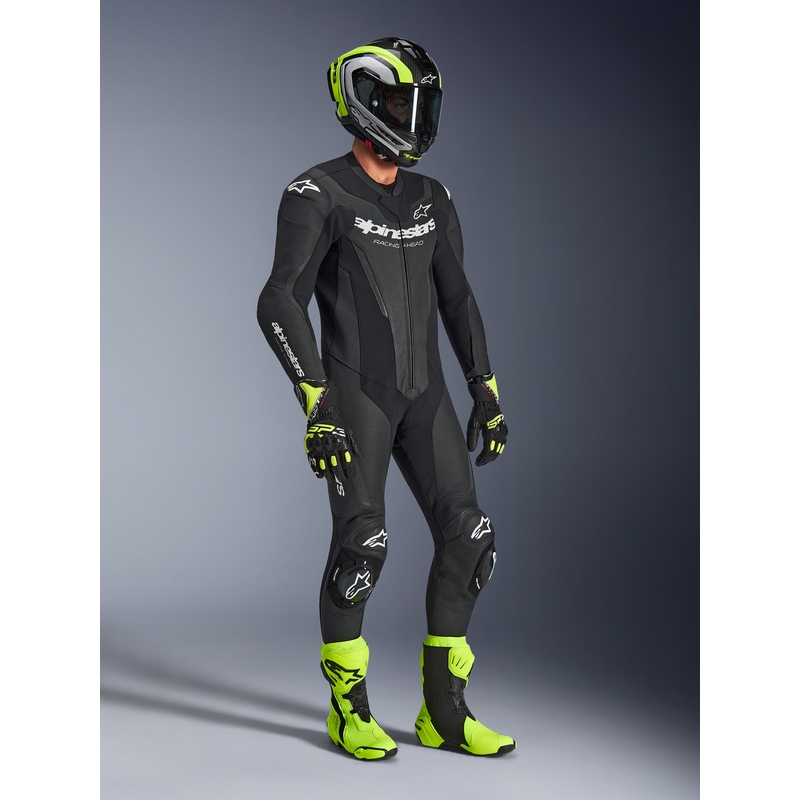 Alpinestars GP FORCE V2 jednodijelno motociklističko odijelo crno-bijelo