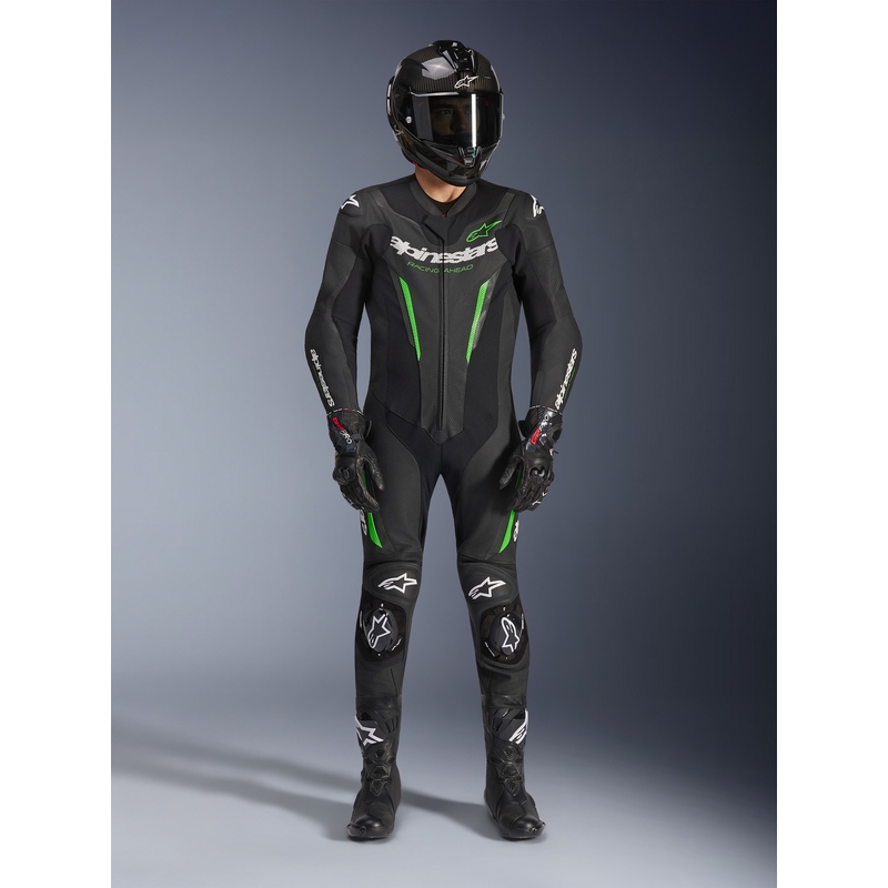 Alpinestars GP FORCE V2 jednodijelno motociklističko odijelo crno-zeleno