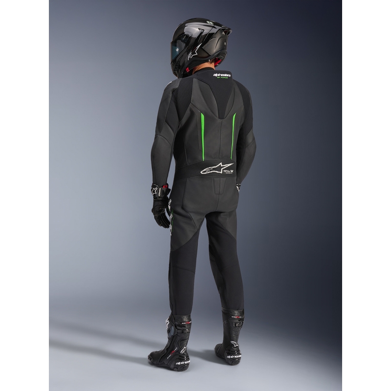 Alpinestars GP FORCE V2 jednodijelno motociklističko odijelo crno-zeleno