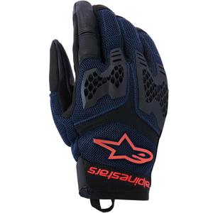 Alpinestars Manti Air motociklističke rukavice tamnoplavo-fluo crveno-crne