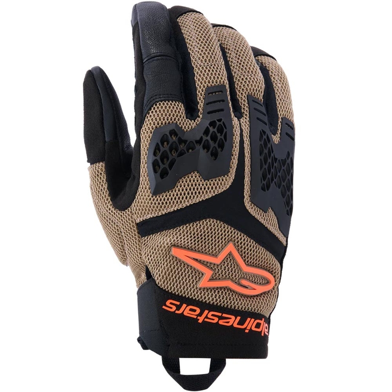 Alpinestars Manti Air motociklističke rukavice tamno kaki-crne-fluo narančaste