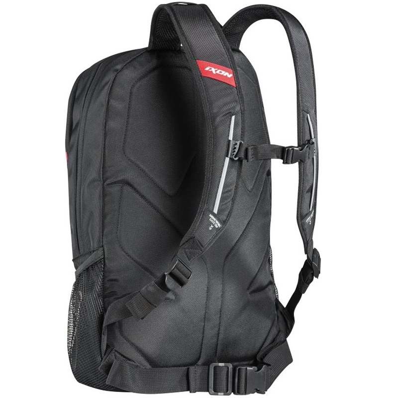 Moto ruksak IXON R-Tension 23 crno-bijelo-crvena
