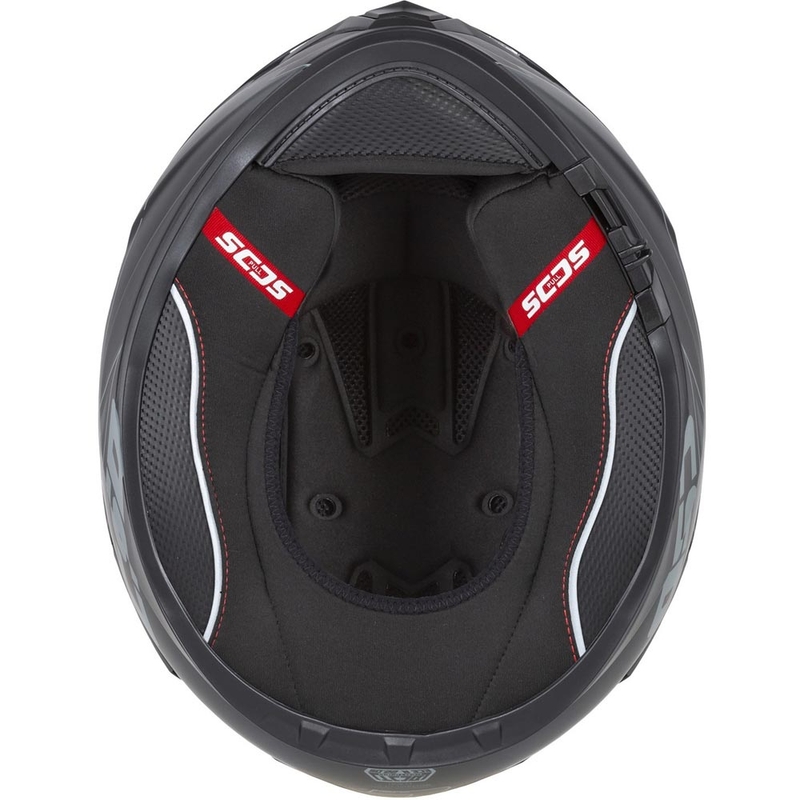 Cassida Integral GT 2.1 Jawa Solid integralna motociklistička kaciga mat crno-sjajno crvena