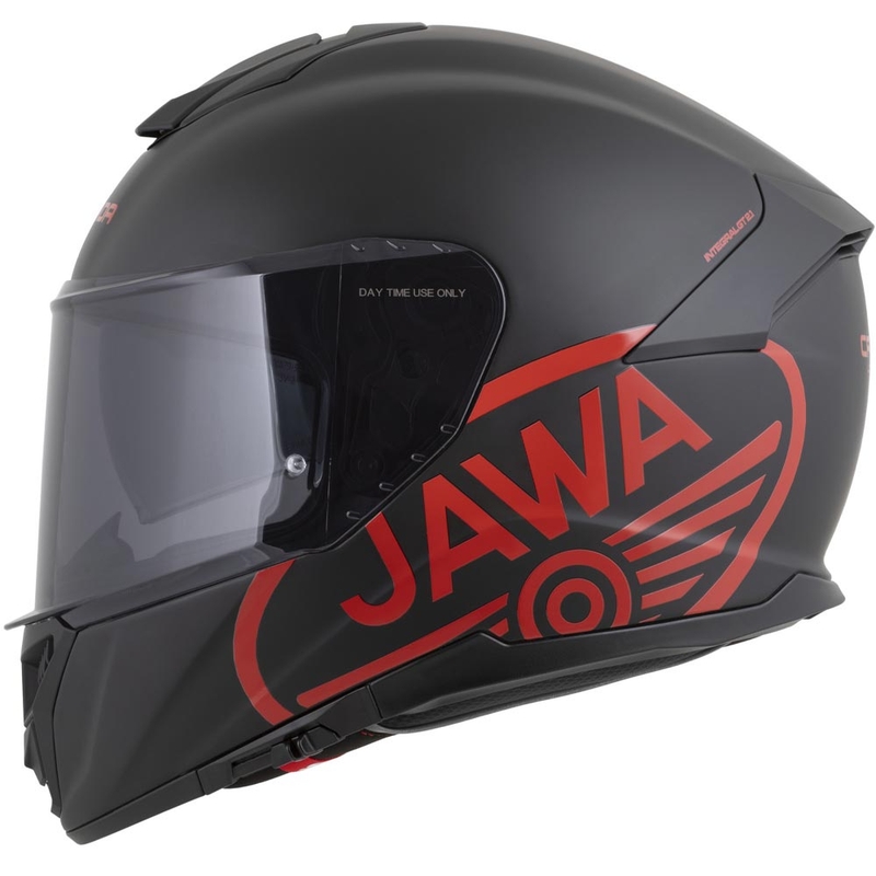 Cassida Integral GT 2.1 Jawa Solid integralna motociklistička kaciga mat crno-sjajno crvena