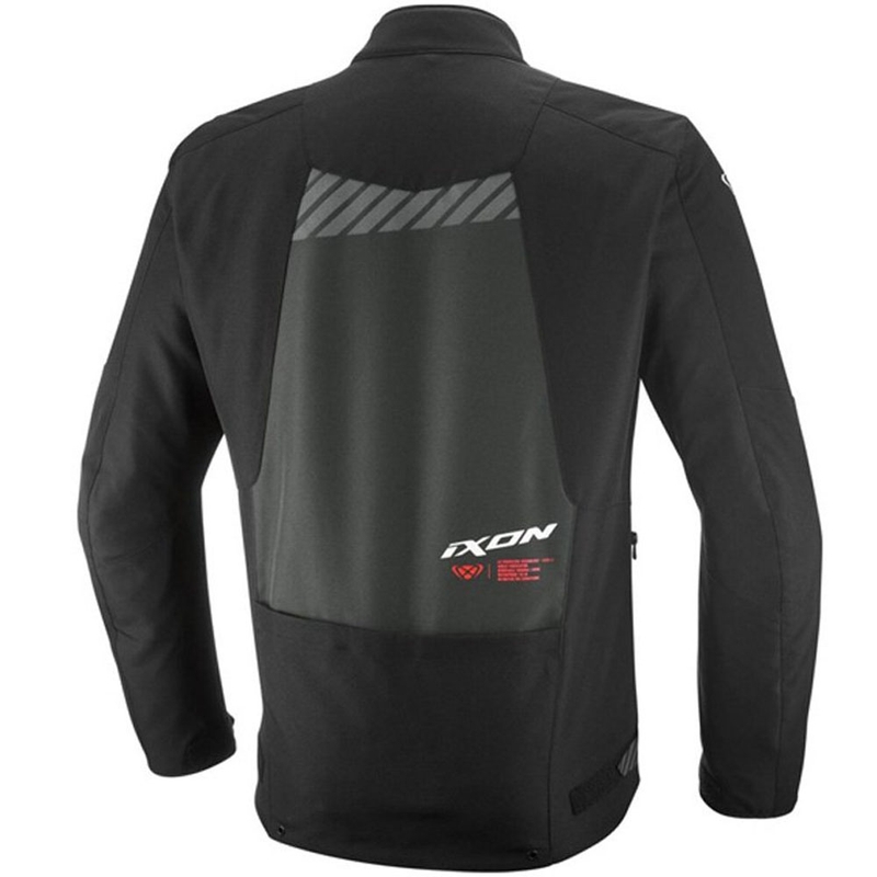 IXON Tyr motociklistička jakna crno-antracit-fluo crvena
