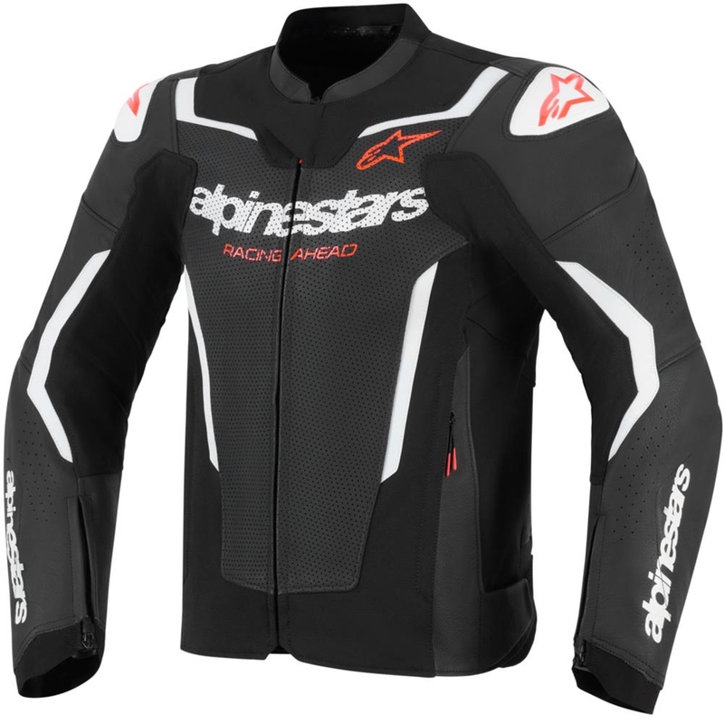 Alpinestars GP Force V2 Airflow kožna motociklistička jakna crno-bijela