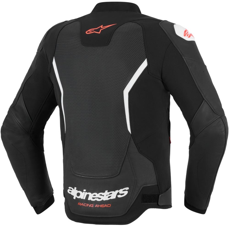 Alpinestars GP Force V2 Airflow kožna motociklistička jakna crno-bijela