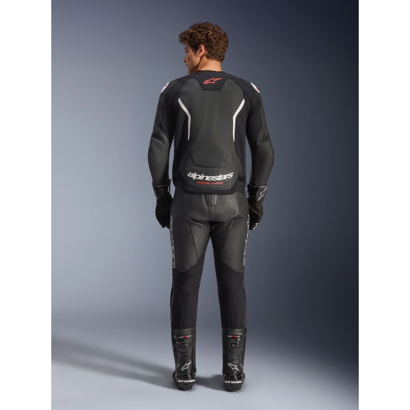 Alpinestars GP Force V2 Airflow kožna motociklistička jakna crno-bijela