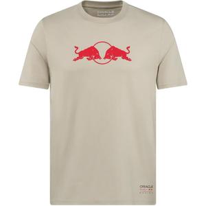 Majica kratkih rukava Oracle Red Bull Racing Spark boje pijeska