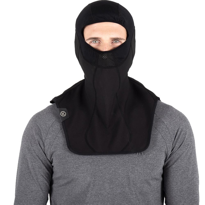 Kaciga Knox Hot Hood, crna, s kapuljačom