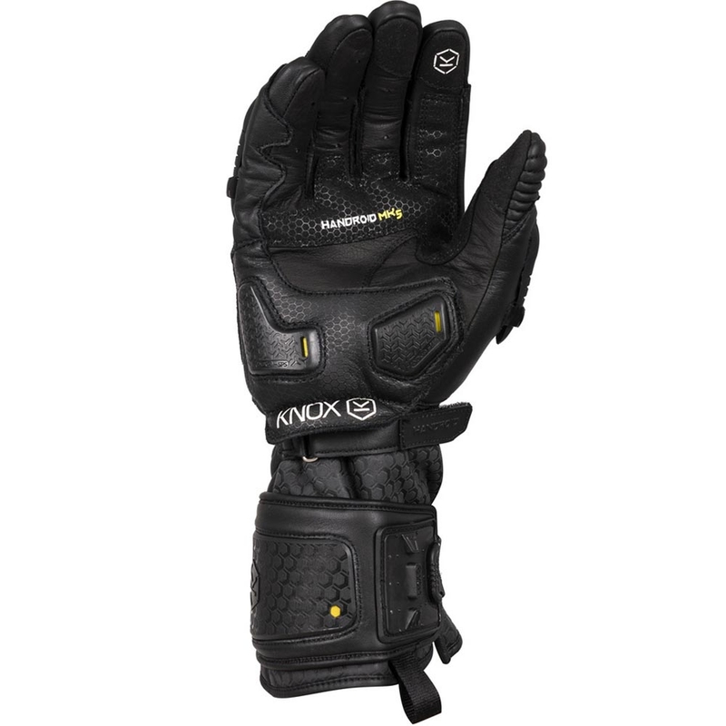 Knox Handroid All Black Mk5 Motociklističke Rukavice Crne