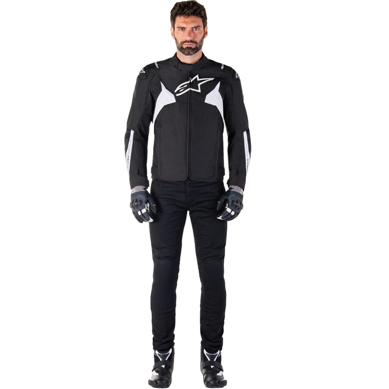 Alpinestars T-JAWS V4 Vodootporna motociklistička jakna crno-bijela
