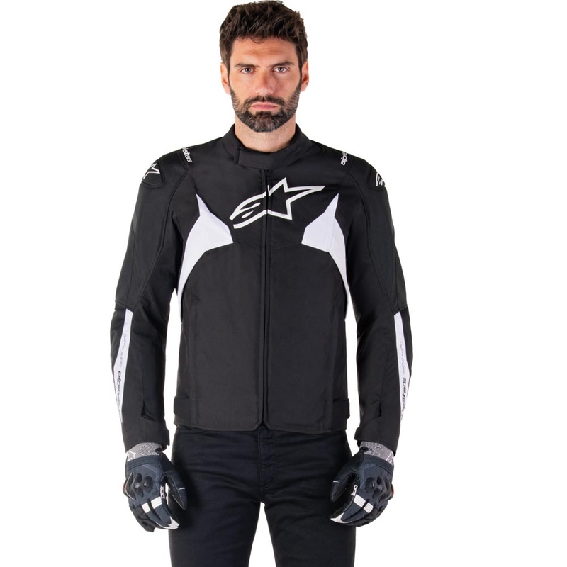 Alpinestars T-JAWS V4 Vodootporna motociklistička jakna crno-bijela