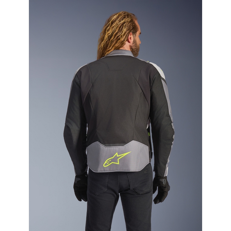 Alpinestars T-JAWS V4 Vodootporna motociklistička jakna Crna-Svijetlosiva-Siva