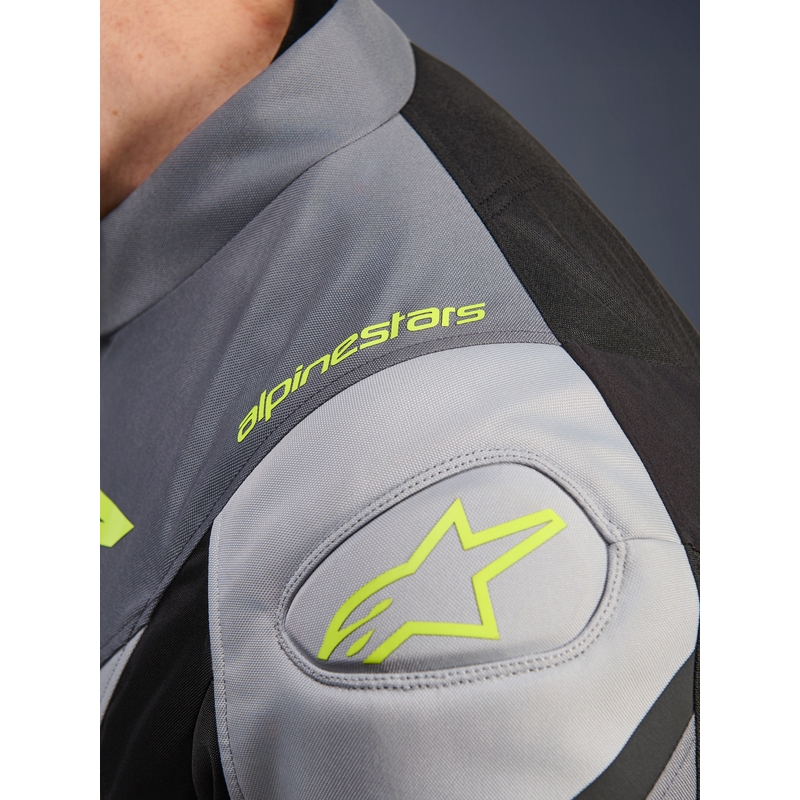 Alpinestars T-JAWS V4 Vodootporna motociklistička jakna Crna-Svijetlosiva-Siva