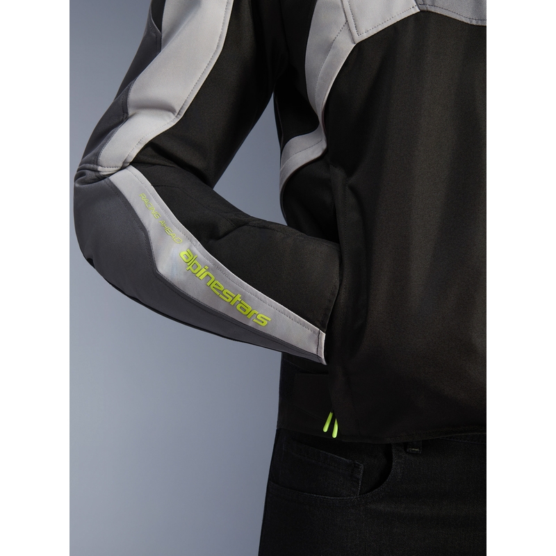 Alpinestars T-JAWS V4 Vodootporna motociklistička jakna Crna-Svijetlosiva-Siva