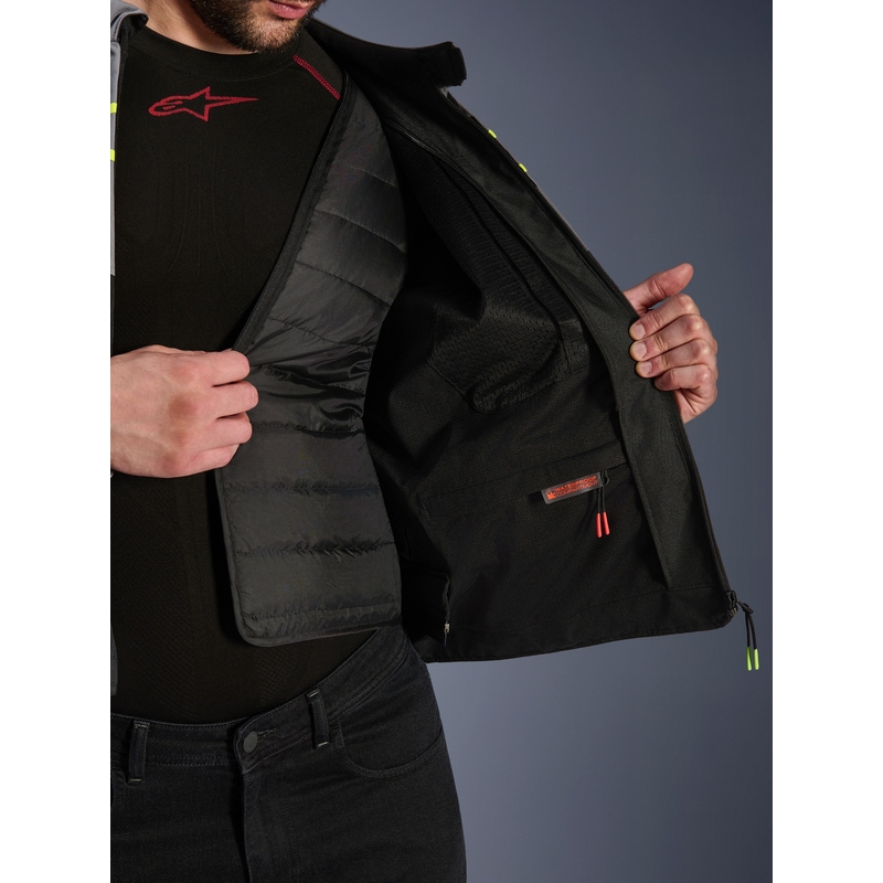 Alpinestars T-JAWS V4 Vodootporna motociklistička jakna Crna-Svijetlosiva-Siva