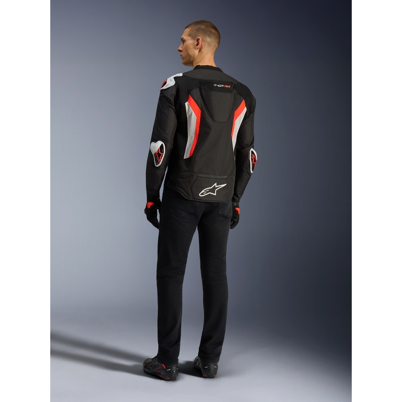 Alpinestars T-GP AIR motociklistička jakna crno-fluo crvena