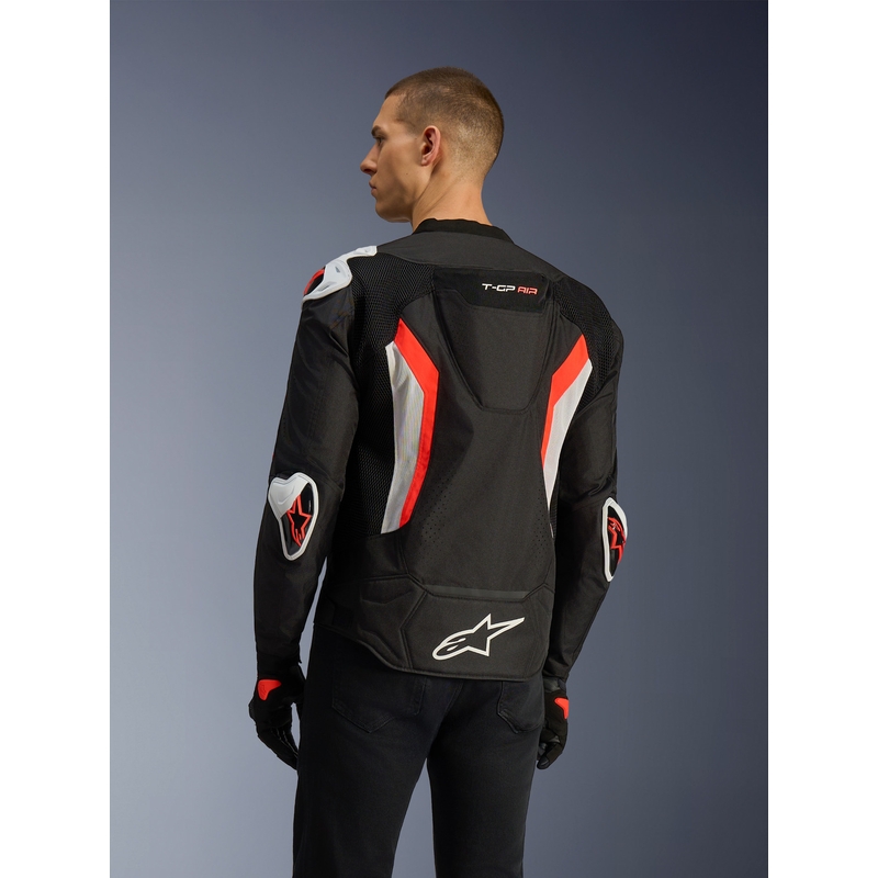 Alpinestars T-GP AIR motociklistička jakna crno-fluo crvena