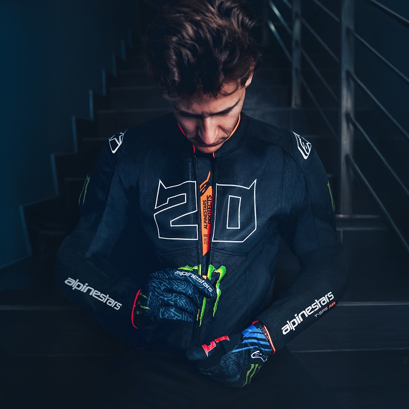Alpinestars T-SPS Air V2 Monster FQ20 motociklistička jakna crno-bijela kolekcija