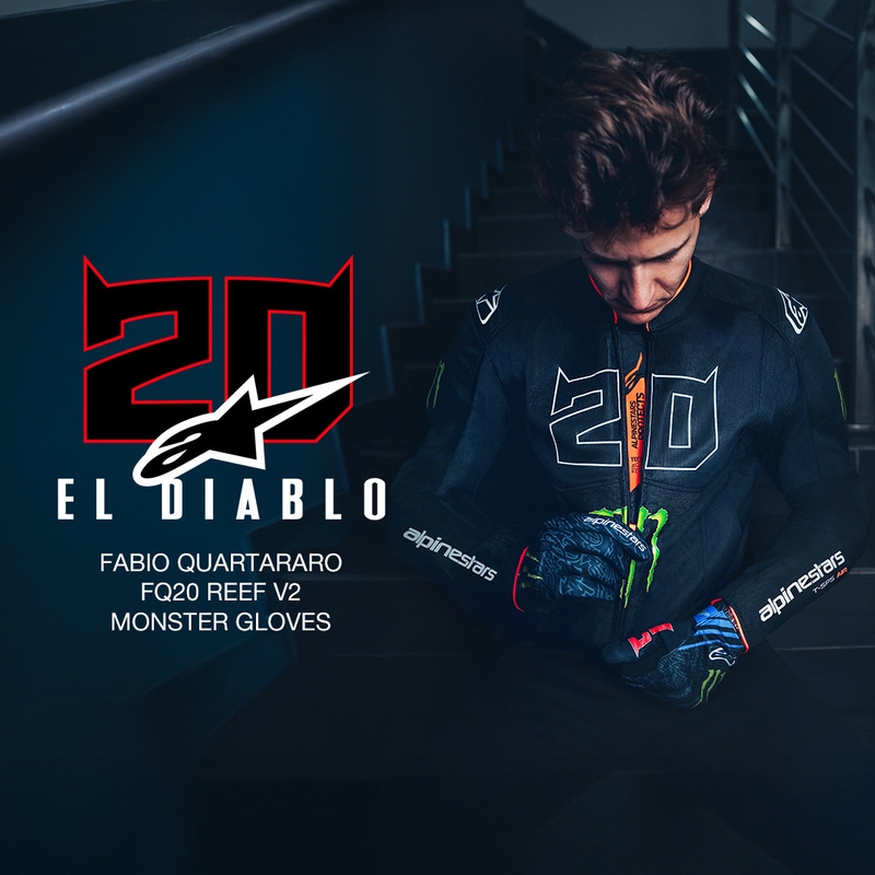 Alpinestars T-SPS Air V2 Monster FQ20 motociklistička jakna crno-bijela kolekcija