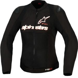 Alpinestars Stella SMX Air ženska motociklistička jakna crno-bijelo-fluo crvena