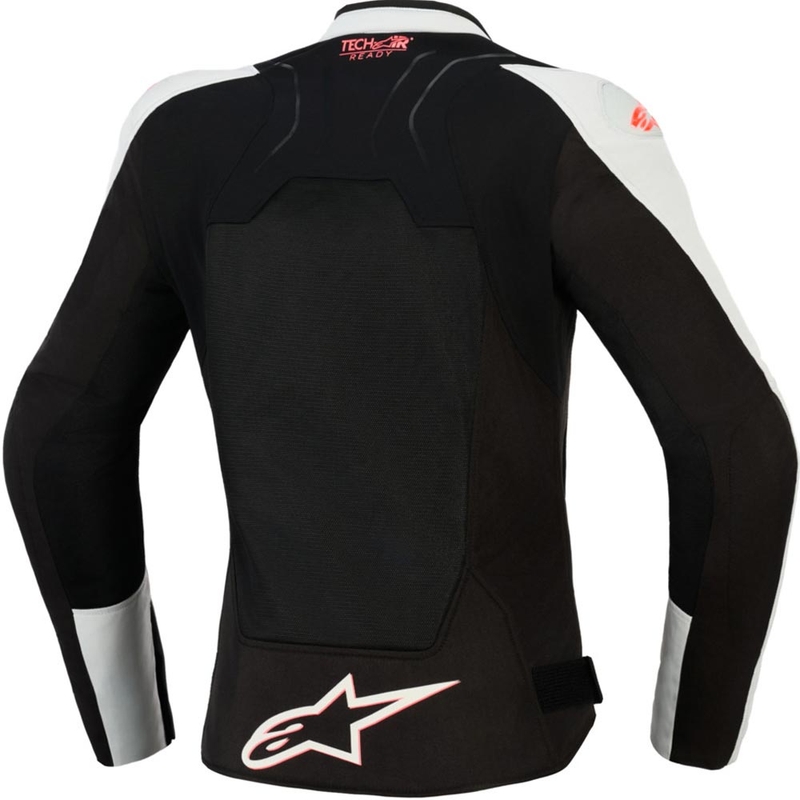 Ženska motociklistička jakna Alpinestars Stella SMX Air svijetlosiva-crno-roza