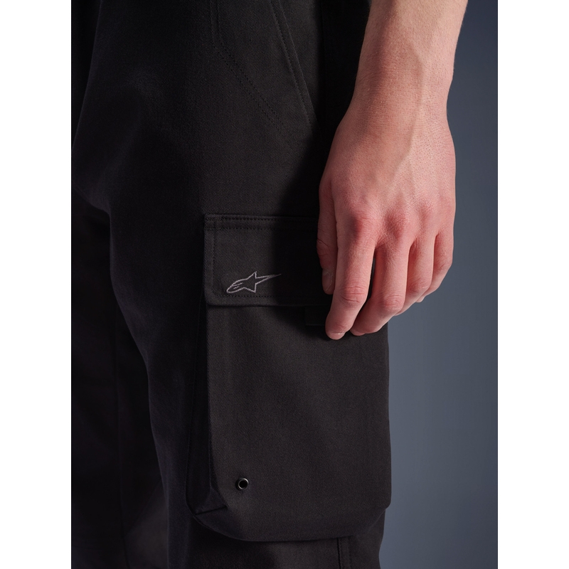 Alpinestars Flex-AST Cargo motociklističke hlače crno-crne