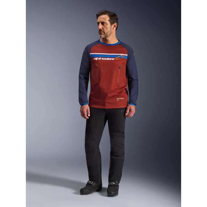 Alpinestars Maxdura Dual narančasto-tamnoplavi motokros dres