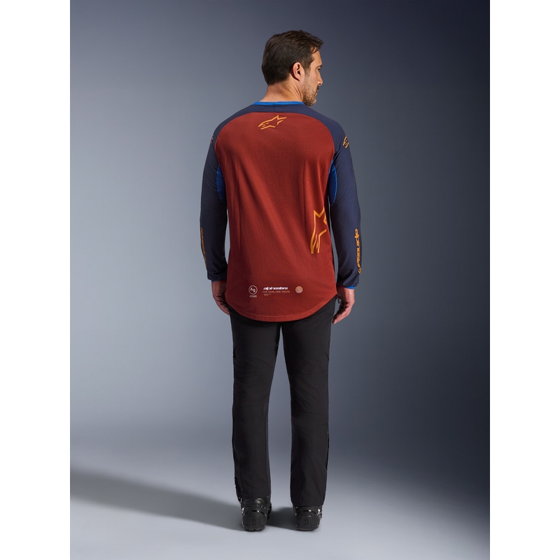 Alpinestars Maxdura Dual narančasto-tamnoplavi motokros dres