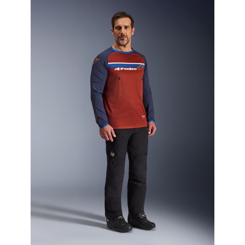 Alpinestars Maxdura Dual narančasto-tamnoplavi motokros dres