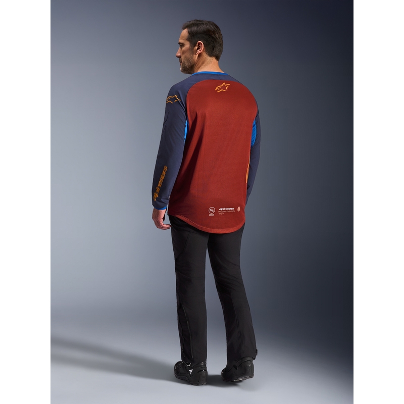 Alpinestars Maxdura Dual narančasto-tamnoplavi motokros dres